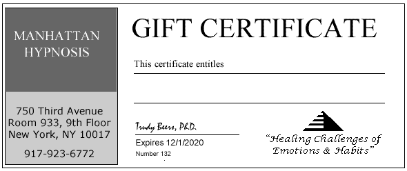 Gift Certificate MH
